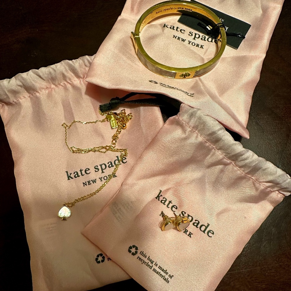 Kate Spade Jewelry Set Mother of Pearl